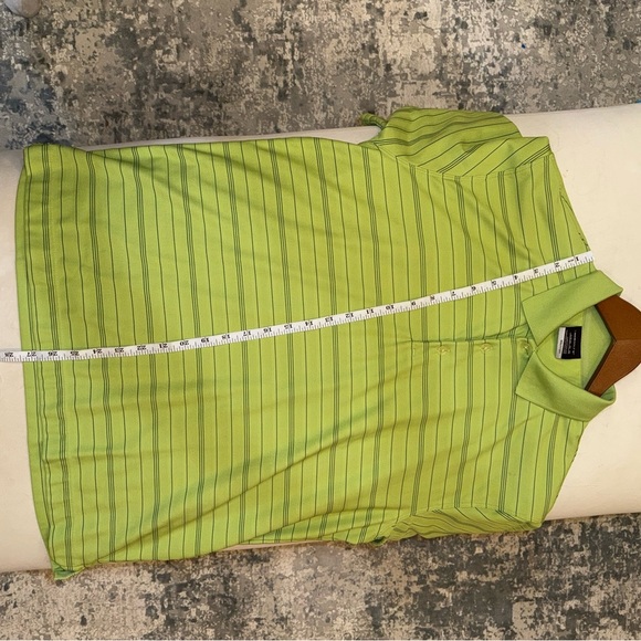 Nike Golf Boys’ Green Striped Polo Shirt Size XL - Picture 7 of 7